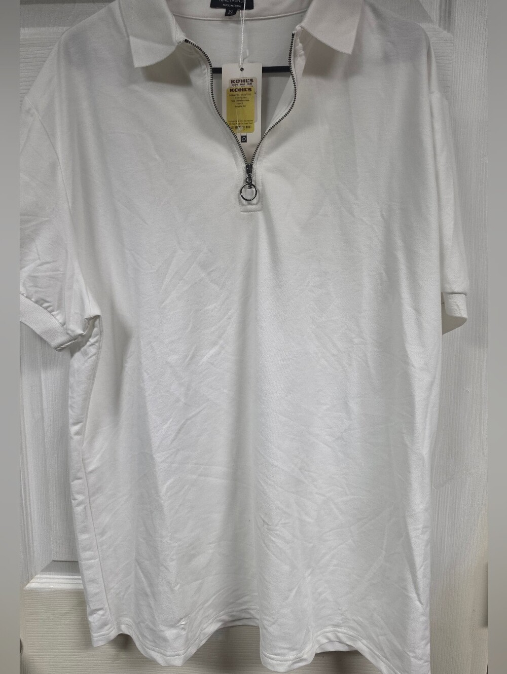 Men's Zip Front Polo